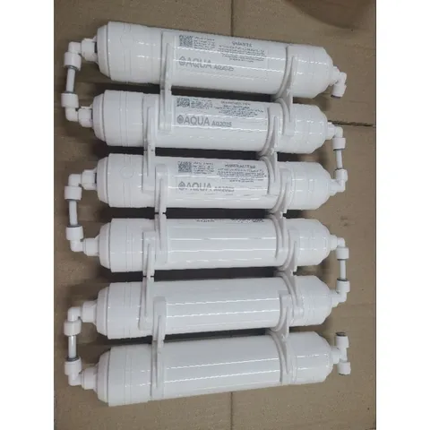 Bộ 10 Lõi Lọc Nước AQUA Thay Thế Máy Lọc Gia Đình - Gồm 3 Lõi Thô, 1 Màng RO, 6 Lõi Khoáng Tạo Vị Ngon