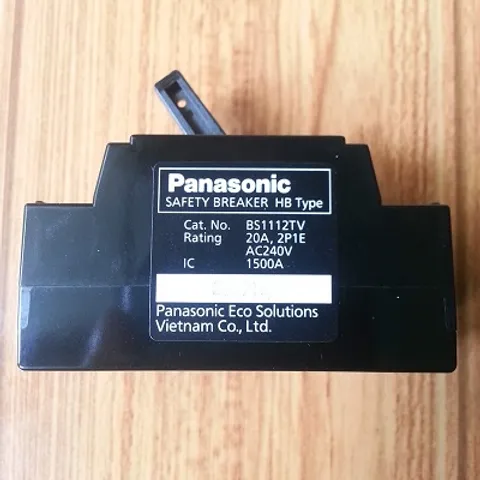 CB cóc 20A Panasonic - Bộ ngắt mạch an toàn cho bếp điện từ, chất lượng cao, bảo hành 12 tháng