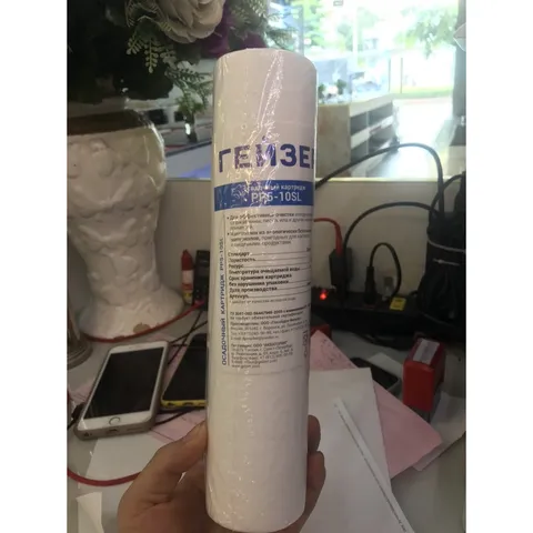 Lõi lọc thô Geyser 5 micron - Chất liệu polypropylene, bảo vệ nước sạch an toàn cho gia đình, hàng chính hãng từ Nga