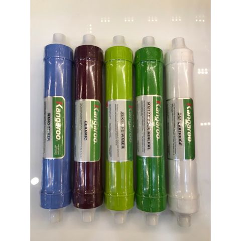 Bộ Lõi Lọc Nước RO Kangaroo Số 5,6,7,8,9 Chính Hãng - Combo 5 Chiếc Thay Thế, Lọc Nước Chất Lượng Cao