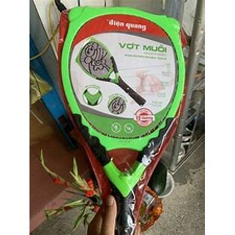 Vợt muỗi Điện Quang ĐQ EMR03 BLG ( Đen - xanh lá )