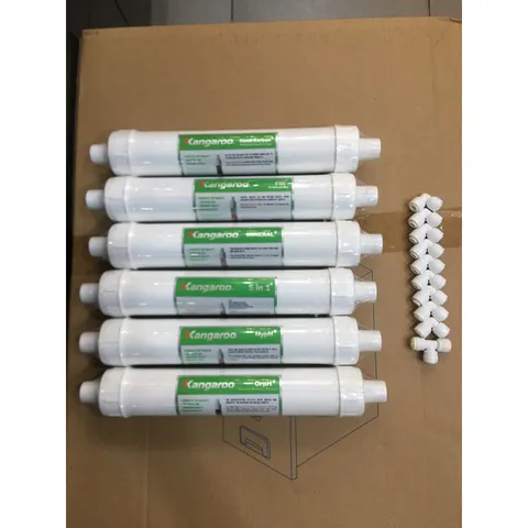 Bộ 6 Lõi Lọc Nước Kangaroo Hydrogen Chính Hãng - Bổ Sung Khoáng Chất Để Tạo Nước Sạch, Tự Nhiên Và An Toàn