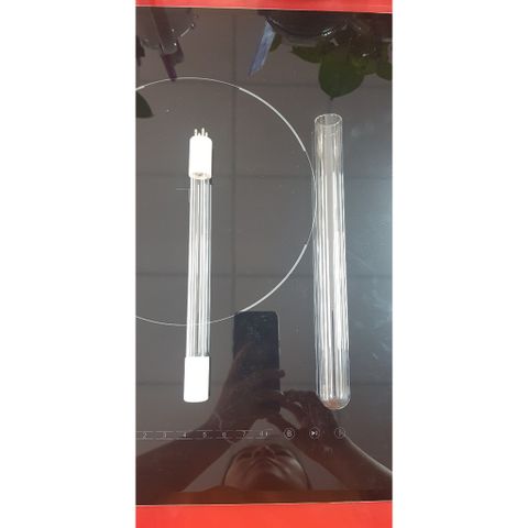 Ống Thạch Anh Bảo Vệ Bóng Đèn UV Diệt Khuẩn 11W - Thiết Bị Lọc Nước Hiệu Quả, Tiêu Diệt 99.9% Vi Khuẩn