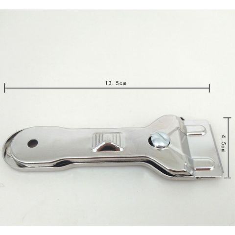 Dụng Cụ Vệ Sinh Bếp Từ Thiết Kế An Toàn - Thép Không Gỉ Mạ Crôm, Lưỡi Trượt Dễ Dàng Vệ Sinh Bề Mặt Bếp Điện, Gas