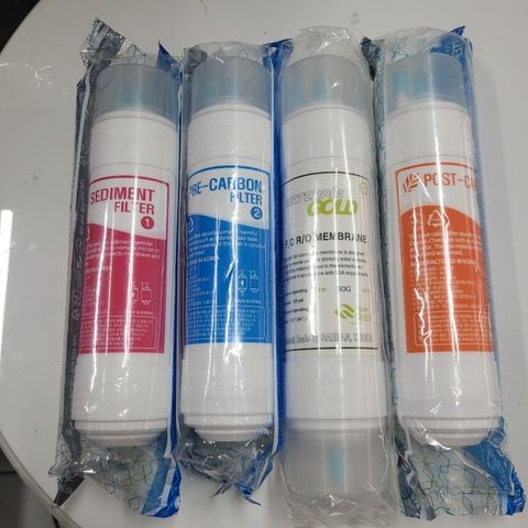 Bộ 4 Lõi Lọc Nước Hàn Quốc 25cm RO Thay Thế Máy Lọc Cuckoo - Chất Lượng Cao, Giúp Khử Tạp Chất và Diệt Khuẩn