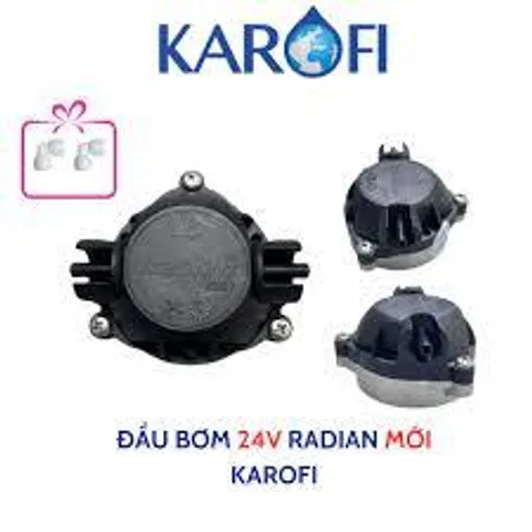 Đầu máy bơm KAROFI chính hãng 24V - Áp suất tối đa 125 PSI, Dòng vào 1.2 LPM, Kết nối nhanh dây 6mm - Thiết bị tiện ích chất lượng cao