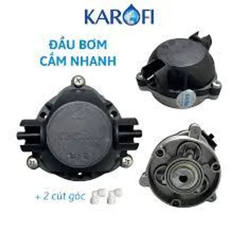 Đầu máy bơm KAROFI chính hãng 24V - Áp suất tối đa 125 PSI, Dòng vào 1.2 LPM, Kết nối nhanh dây 6mm - Thiết bị tiện ích chất lượng cao