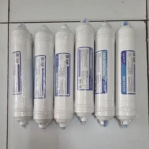 Bộ 6 Lõi Lọc Nước Tạo Khoáng Hòa Phát - T33 GAC, Maifan, Tourmaline, Hydrogen, Alkaline, Tia Hồng Ngoại - Nâng Cao Sức Khỏe