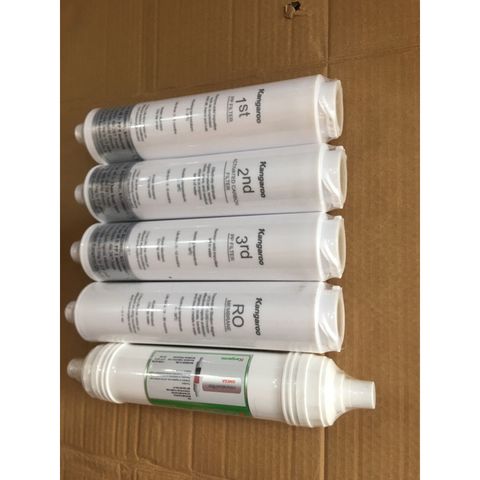 Bộ 5 Lõi Lọc Kangaroo 12345 Chính Hãng - Dùng Cho Máy Lọc Nước KG100HU, KG100HU+, MED, EED - Đảm Bảo Nguồn Nước Sạch Tinh Khiết