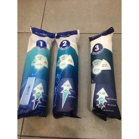 Bộ 3 Lõi Lọc Nước SMAX PRO V Karofi - Chính Hãng, Công Nghệ Smart Connect, Thay Thế Dễ Dàng Cho Các Model Karofi