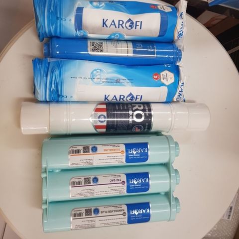 Bộ 10 Lõi Lọc Nước Karofi KAQ-C10 - Chất Lượng Cao, RO 100GPD Mỹ, Hiệu Suất Smax 6.2 - Thay Thế Dễ Dàng, Lọc Tạp Chất Tối Ưu