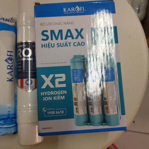 Bộ 10 Lõi Lọc Nước Karofi KAQ-C10 - Chất Lượng Cao, RO 100GPD Mỹ, Hiệu Suất Smax 6.2 - Thay Thế Dễ Dàng, Lọc Tạp Chất Tối Ưu