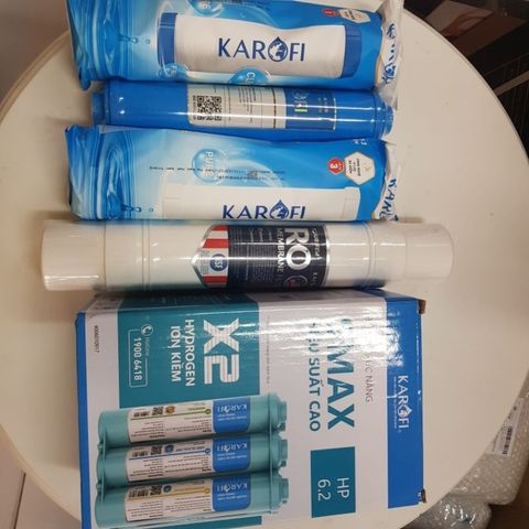 Bộ 10 Lõi Lọc Nước Karofi KAQ-C10 - Chất Lượng Cao, RO 100GPD Mỹ, Hiệu Suất Smax 6.2 - Thay Thế Dễ Dàng, Lọc Tạp Chất Tối Ưu