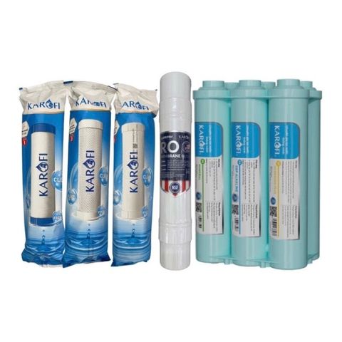 Bộ 10 Lõi Lọc Karofi Chính Hãng Thay Thế Máy Lọc Nước KAD-D52, KAD-X39, KAQ-U95, KAQ-U05, KAQ-P95 - Sạch Khỏe, An Toàn