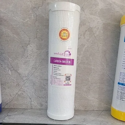 Bộ 3 Lõi Lọc Nước GEYSER ECO8 - Hàng Chính Hãng, Lõi 4 In 1 Công Nghệ Nano, Lọc Bụi, Khử Kim Loại Nặng, Diệt Khuẩn Tối Ưu