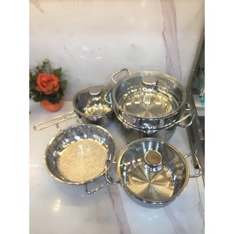 Bộ Nồi Five Star 5 ( 3 Đáy Nấu Từ)