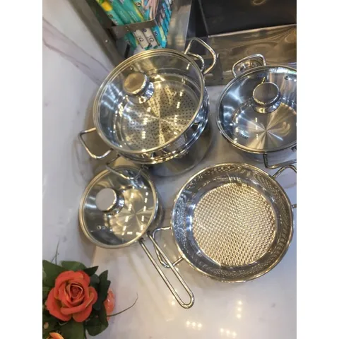 Bộ Nồi Five Star 5 ( 3 Đáy Nấu Từ)