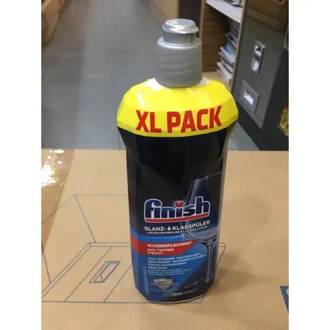 Nước làm bóng chén đĩa Finish chai 800ML - Chất trợ rửa làm bóng cho chén đĩa, sành sứ, thủy tinh, inox, hương thơm tươi mát.