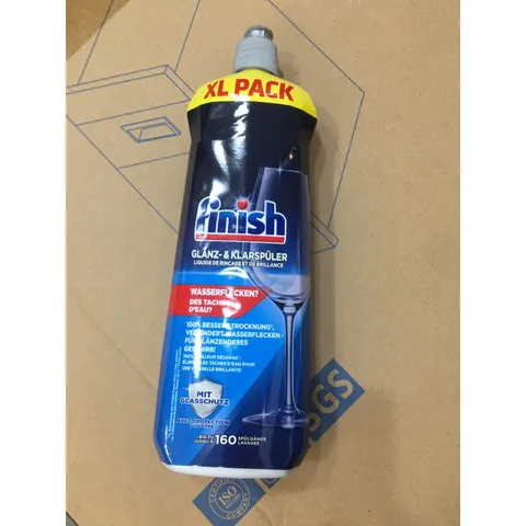 Nước làm bóng chén đĩa Finish chai 800ML - Chất trợ rửa làm bóng cho chén đĩa, sành sứ, thủy tinh, inox, hương thơm tươi mát.