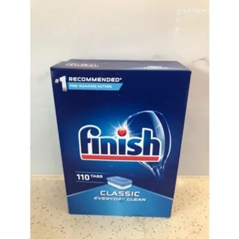HỘP 110 VIÊN RỬA BÁT FINISH CLASSIC - Hàng Chính Hãng  - Sử dụng được cho đa dạng các dòng máy như Electrolux, Candy...