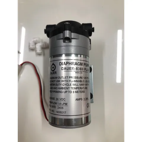 Bơm Máy Lọc Nước 24V DAUER-8369 Plus - Thay Thế Cho Máy Lọc RO - Lưu Lượng 1.8 L/P, Áp Lực 125 PSI, An Toàn, Hiệu Suất Tốt