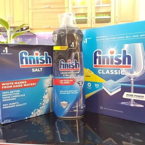 [KM] Sản phẩm FINISH ( Hộp 90 Viên - Muối 2Kg - Nước Bóng 800ML) - Hàng chính hãng