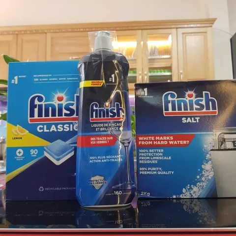 [KM] Sản phẩm FINISH ( Hộp 90 Viên - Muối 2Kg - Nước Bóng 800ML) - Hàng chính hãng