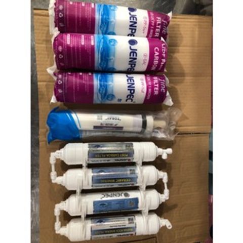 Combo 8 Lõi Lọc Nước Jenpec Chính Hãng - Tương Thích Với Máy Lọc RO Kangaroo, Karofi, Sunhouse và Hơn Thế Nữa