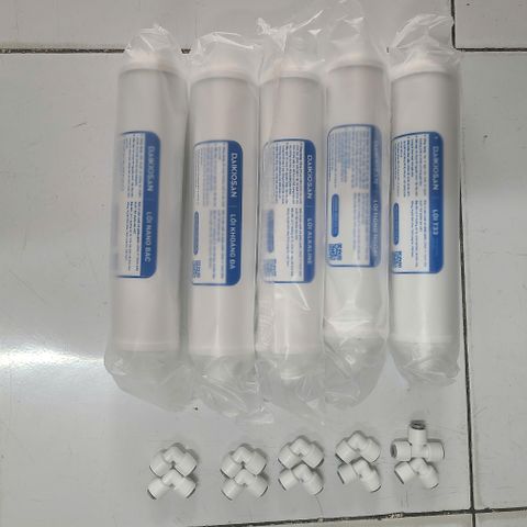 Bộ 5 Lõi Chức Năng DAIKIOSAN - T33, Hồng Ngoại, Khoáng Đá, Alkaline, Nano Bạc - Nâng Cao Chất Lượng Nước Uống An Toàn