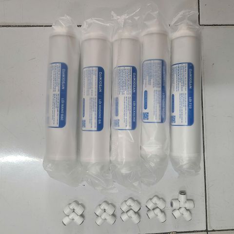 Bộ 5 Lõi Chức Năng DAIKIOSAN - T33, Hồng Ngoại, Khoáng Đá, Alkaline, Nano Bạc - Nâng Cao Chất Lượng Nước Uống An Toàn