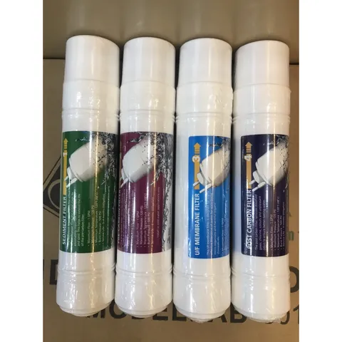 Combo 4 Lõi Lọc Nước Hàn Quốc - Thay Thế Máy Lọc Nóng Lạnh - Đầu U 1 Đầu, Chất Lượng Cao, Dễ Thay Thế