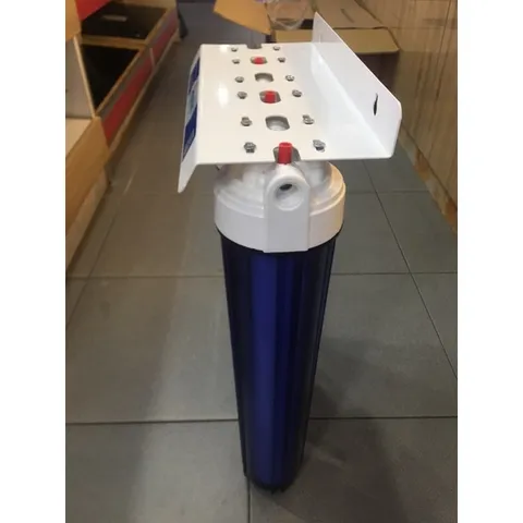 Bộ lọc thô đầu nguồn 20inc , 3 cốc lọc trong kèm lõi lọc , tay vặn