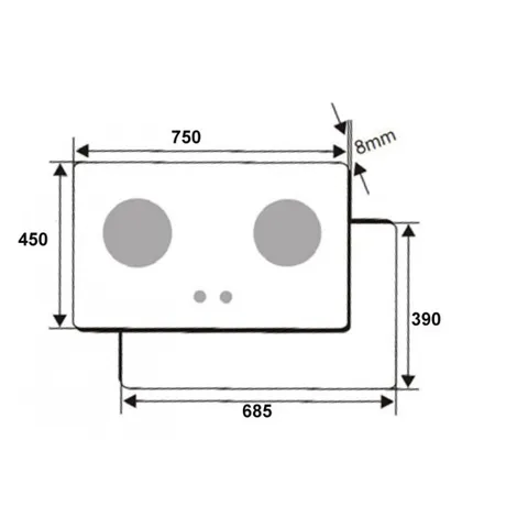 Bếp Gas Âm Hồng Ngoại Canzy CZ-68H - Thiết Kế Sang Trọng, Tiết Kiệm Gas, Bền Bỉ, Nấu Nhanh, Không Khói, An Toàn cho Sức Khỏe