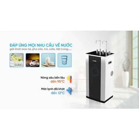 MÁY LỌC NƯỚC NÓNG LẠNH KAROFI KAD-D50 – 10 LÕI NÓNG LẠNH WIFI