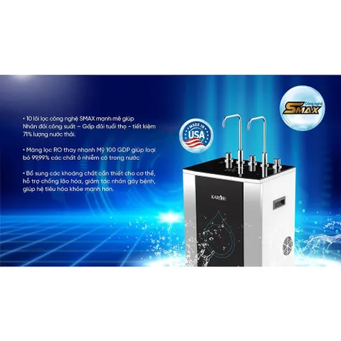MÁY LỌC NƯỚC NÓNG LẠNH KAROFI KAD-D50 – 10 LÕI NÓNG LẠNH WIFI