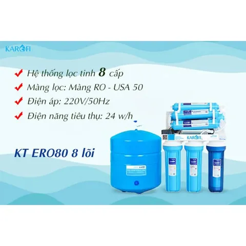 Máy lọc nước Karofi Không tủ KT-ERO80