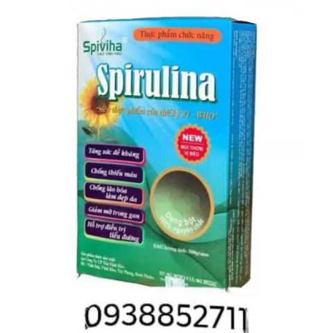 Tảo Bột Spirulina Vĩnh Hảo 500g - Tăng Cường Sức Khỏe, Bổ Sung Vitamin và Khoáng Chất, Giảm Cholesterol, Hỗ Trợ Làm Đẹp Da
