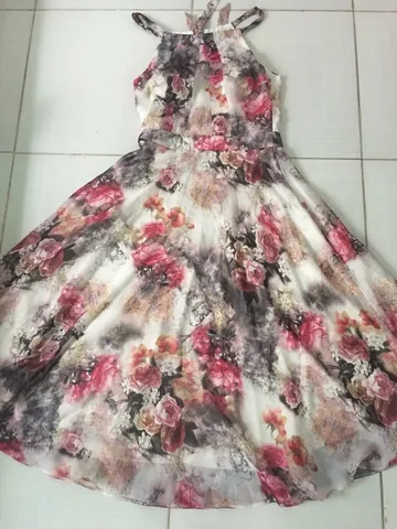 Thanh lý đầm maxi voan lụa mua shop