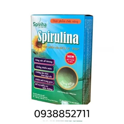 Tảo Spirulina Vĩnh Hảo 500g - Nguyên Chất 100%, Tăng Cường Sức Đề Kháng, Hỗ Trợ Giảm Cân và Tăng Cân, Không Chất Bảo Quản