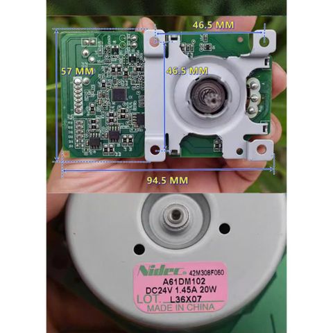 [20W] - Motor BLDC Nidec 20W không chổi than trong máy photocopy dùng DIY quạt B3