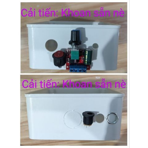 [12v1a] - Full combo chế quạt B2: Motor Nidec 12V1A, PWM, Lồng, Thân Quạt, Đế, Cánh quạt Senko B2 - [ ĐỌC KỸ MÔ TẢ ]