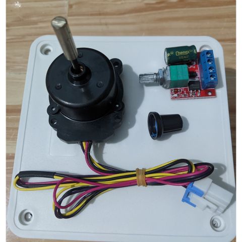 Combo Động cơ, motor không chổi than chế quạt B2 nidec 12V1A đã đóng trục sẵn và mạch PWM - [ ĐỌC KỸ MÔ TẢ]