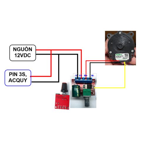 Combo Động cơ, motor không chổi than chế quạt B2 nidec 12V1A đã đóng trục sẵn và mạch PWM - [ ĐỌC KỸ MÔ TẢ]