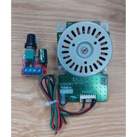 [30W] - Motor BLDC Nidec 30W không chổi than trong máy photocopy dùng DIY quạt B3