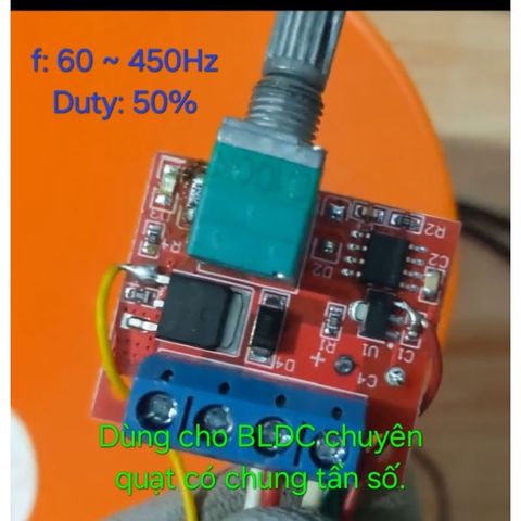 Mạch CLK mod từ mạch PWM dùng cho động cơ chuyên quạt BLDC