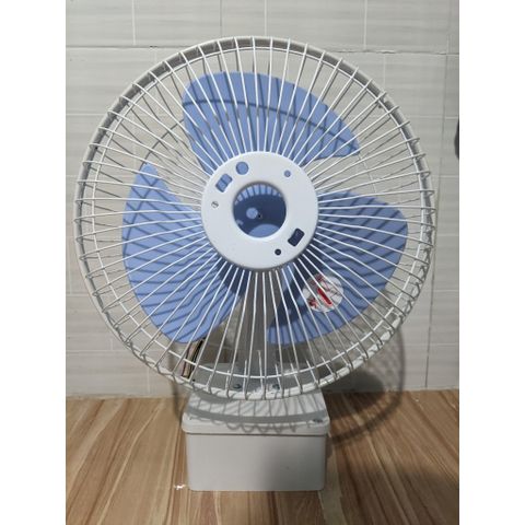 Bộ Phụ Kiện DIY Làm Quạt B2 - Đế Nhựa, Thân Sắt, Lồng Quạt và Cánh Quạt Sải 20cm Cho Người Thích Chế Tạo Quạt