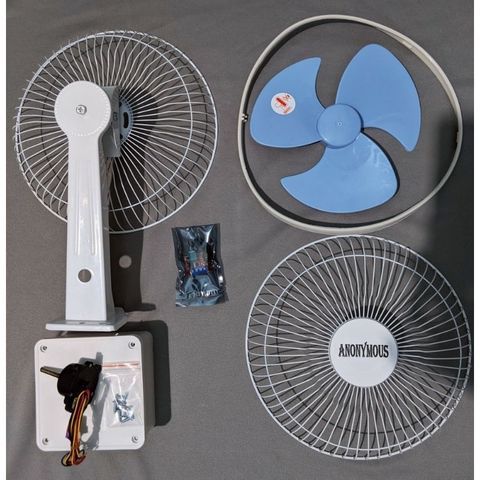 [Phiên bản đặc biệt chân cao] - Full linh kiện chế DIY quạt B2, quạt tích điện