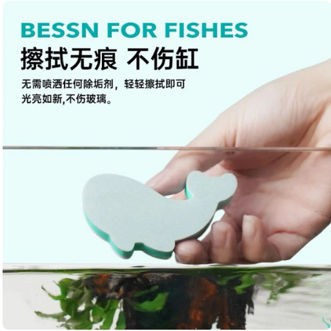 Cục Tẩy Cặn Canxi Hình Cá Heo - Sản Phẩm Vệ Sinh Bể Cá An Toàn, Tiện Lợi, Tẩy Sạch Nhanh Chóng Vết Bẩn Nhờ Hình Dáng Đáng Yêu