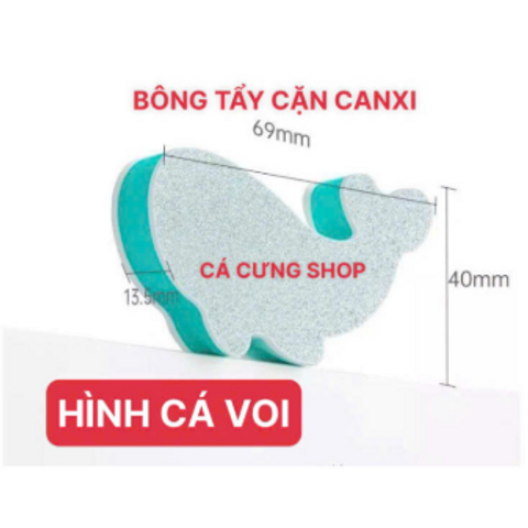 Cục Tẩy Cặn Canxi Hình Cá Heo - Sản Phẩm Vệ Sinh Bể Cá An Toàn, Tiện Lợi, Tẩy Sạch Nhanh Chóng Vết Bẩn Nhờ Hình Dáng Đáng Yêu