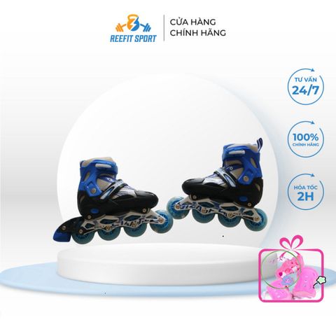 Giày Trượt Patin Trẻ Em Chất Lượng Cao - 4 Bánh Xe PU Phát Sáng, Nhiều Màu Sắc và Kích Cỡ S/M/L